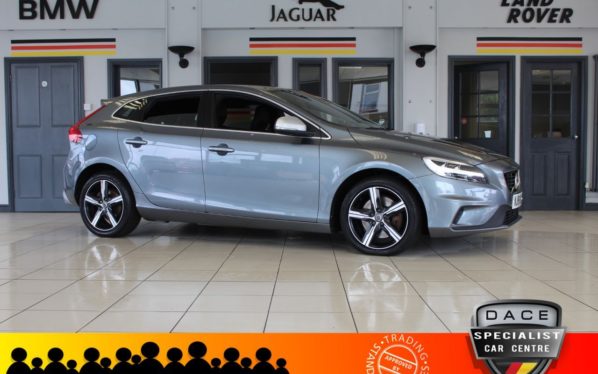 Used 2018 GREY VOLVO V40 Hatchback 2.0 D4 R-DESIGN NAV PLUS 5d 188 BHP (reg. 2018-04-30) for sale in Hazel Grove