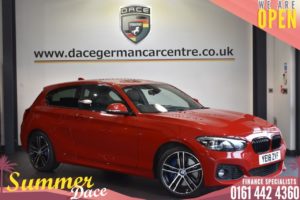 Used 2018 RED BMW 1 SERIES Hatchback 1.5 116D M SPORT SHADOW EDITION AUTO 3DR 114 BHP (reg. 2018-06-21) for sale in Bolton
