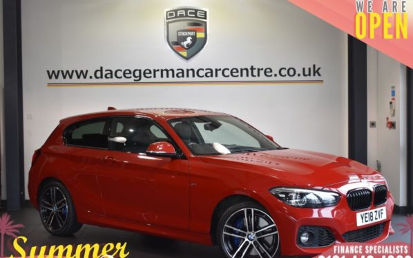 Used 2018 RED BMW 1 SERIES Hatchback 1.5 116D M SPORT SHADOW EDITION AUTO 3DR 114 BHP (reg. 2018-06-21) for sale in Bolton