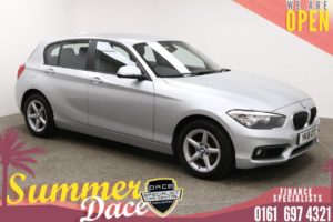 Used 2018 SILVER BMW 1 SERIES Hatchback 2.0 118D SE 5DR 147 BHP (reg. 2018-07-31) for sale in Manchester