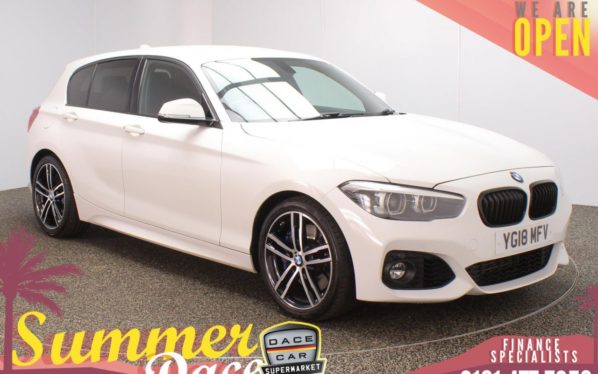 Used 2018 WHITE BMW 1 SERIES Hatchback 1.5 118I M SPORT SHADOW EDITION 5d AUTO 134 BHP (reg. 2018-03-01) for sale in Stockport