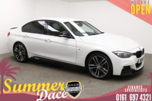 Used 2018 WHITE BMW 3 SERIES Saloon 2.0 320D XDRIVE M SPORT SHADOW EDITION 4d AUTO 188 BHP (reg. 2018-06-18) for sale in Manchester