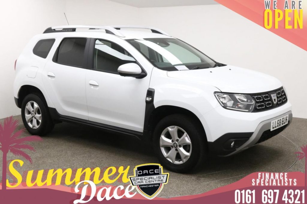 Used 2018 WHITE DACIA DUSTER Hatchback 1.5 COMFORT DCI 5d 114 BHP (reg. 2018-11-30) for sale in Manchester