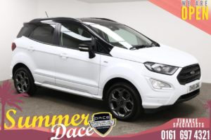 Used 2018 WHITE FORD ECOSPORT Hatchback 1.0 ST-LINE 5d 124 BHP (reg. 2018-04-06) for sale in Manchester
