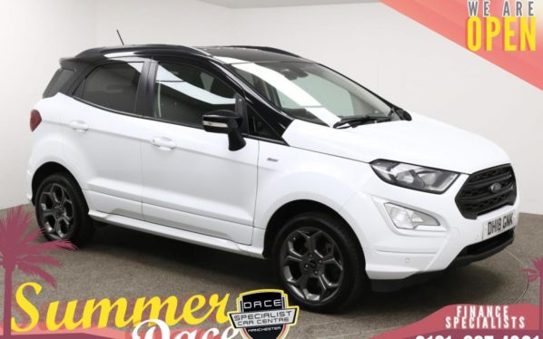 Used 2018 WHITE FORD ECOSPORT Hatchback 1.0 ST-LINE 5d 124 BHP (reg. 2018-04-06) for sale in Manchester