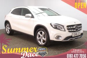 Used 2018 WHITE MERCEDES-BENZ GLA-CLASS SUV 2.1 GLA 200 D SPORT PREMIUM 5d 134 BHP (reg. 2018-03-15) for sale in Stockport