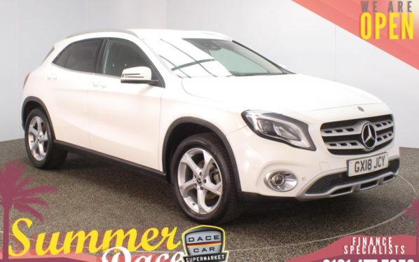 Used 2018 WHITE MERCEDES-BENZ GLA-CLASS SUV 2.1 GLA 200 D SPORT PREMIUM 5d 134 BHP (reg. 2018-03-15) for sale in Stockport