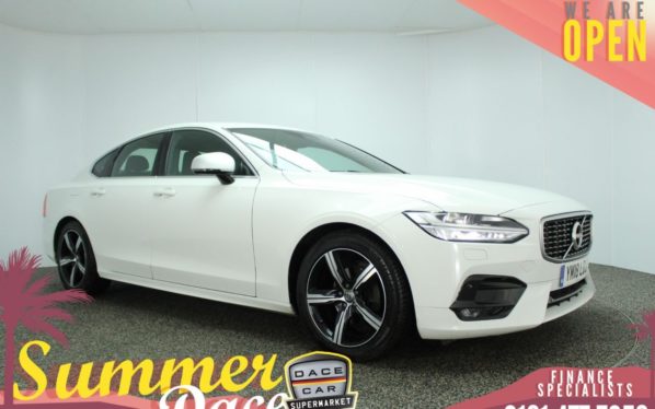 Used 2018 WHITE VOLVO S90 Saloon 2.0 D4 R-DESIGN 4DR 1 OWNER AUTO 188 BHP (reg. 2018-07-31) for sale in Stockport
