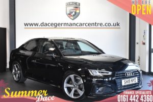 Used 2019 BLACK AUDI A4 Saloon 2.0 TFSI BLACK EDITION 4DR 148 BHP (reg. 2019-03-28) for sale in Bolton