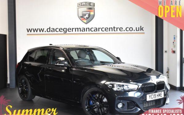 Used 2019 BLACK BMW 1 SERIES Hatchback 1.5 118I M SPORT SHADOW EDITION 5DR 134 BHP (reg. 2019-03-13) for sale in Bolton