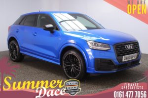 Used 2019 BLUE AUDI Q2 Estate 1.6 TDI BLACK EDITION 5DR 114 BHP (reg. 2019-09-23) for sale in Stockport