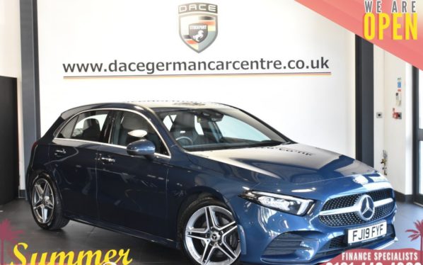 Used 2019 BLUE MERCEDES-BENZ A-CLASS Hatchback 2.0 A 200 D AMG LINE PREMIUM 5DR AUTO 148 BHP (reg. 2019-03-07) for sale in Bolton