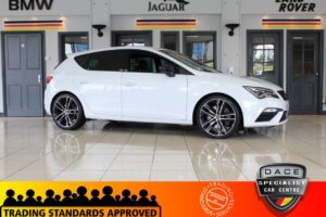 Used 2019 WHITE SEAT LEON Hatchback 2.0 TSI CUPRA DSG 5d 286 BHP (reg. 2019-03-29) for sale in Hazel Grove