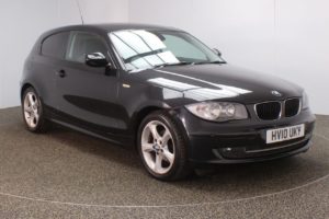 Used 2010 BLACK BMW 1 SERIES Hatchback 2.0 116D SPORT 3d 114 BHP (reg. 2010-03-19) for sale in Stockport