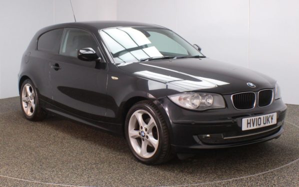 Used 2010 BLACK BMW 1 SERIES Hatchback 2.0 116D SPORT 3d 114 BHP (reg. 2010-03-19) for sale in Stockport