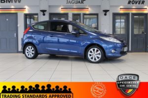 Used 2010 BLUE FORD FIESTA Hatchback 1.2 ZETEC 3d 81 BHP (reg. 2010-06-30) for sale in Hazel Grove