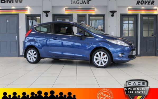 Used 2010 BLUE FORD FIESTA Hatchback 1.2 ZETEC 3d 81 BHP (reg. 2010-06-30) for sale in Hazel Grove