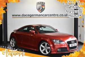 Used 2011 RED AUDI TT Coupe 2.0 TDI QUATTRO S LINE 2DR 170 BHP (reg. 2011-06-29) for sale in Bolton