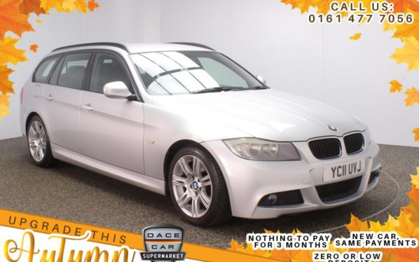 Used 2011 SILVER BMW 3 SERIES Estate 2.0 318D M SPORT TOURING 5d 141 BHP (reg. 2011-05-13) for sale in Stockport