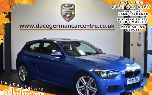 Used 2013 BLUE BMW 1 SERIES Hatchback 2.0 116D M SPORT 3DR 114 BHP (reg. 2013-12-13) for sale in Bolton