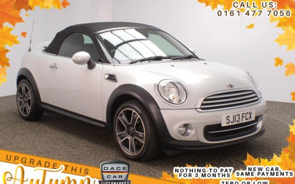 Used 2013 SILVER MINI ROADSTER Convertible 1.6 COOPER 2d 120 BHP (reg. 2013-03-16) for sale in Stockport