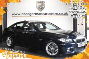 Used 2014 BLACK BMW 5 SERIES Saloon 3.0 530D M SPORT 4d AUTO 255 BHP (reg. 2014-10-30) for sale in Bolton