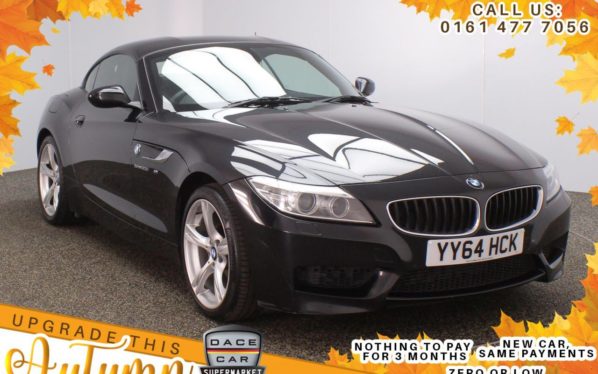 Used 2014 BLACK BMW Z4 Convertible 2.0 Z4 SDRIVE20I M SPORT ROADSTER 2d 181 BHP (reg. 2014-09-30) for sale in Stockport