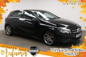 Used 2014 BLACK MERCEDES-BENZ A-CLASS Hatchback 1.8 A200 CDI BLUEEFFICIENCY SPORT 5d 136 BHP (reg. 2014-05-23) for sale in Manchester