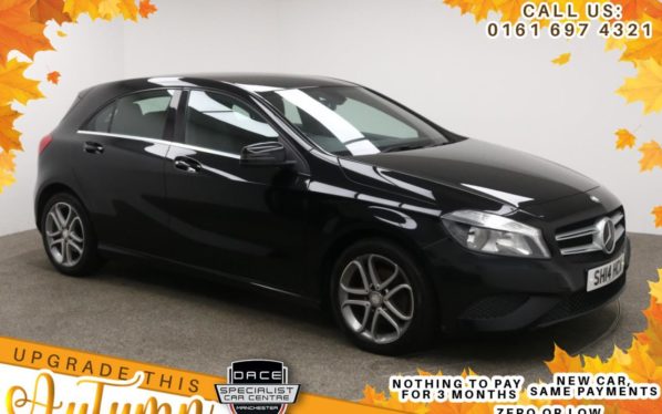 Used 2014 BLACK MERCEDES-BENZ A-CLASS Hatchback 1.8 A200 CDI BLUEEFFICIENCY SPORT 5d 136 BHP (reg. 2014-05-23) for sale in Manchester