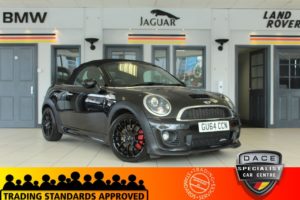 Used 2014 BLACK MINI ROADSTER Convertible 1.6 JOHN COOPER WORKS 2d 208 BHP (reg. 2014-09-10) for sale in Hazel Grove