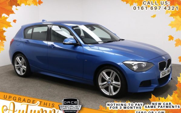 Used 2014 BLUE BMW 1 SERIES Hatchback 1.6 116I M SPORT 5d 135 BHP (reg. 2014-09-16) for sale in Manchester