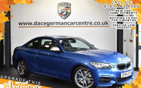 Used 2014 BLUE BMW 2 SERIES Coupe 3.0 M235I 2DR AUTO 322 BHP (reg. 2014-11-21) for sale in Bolton