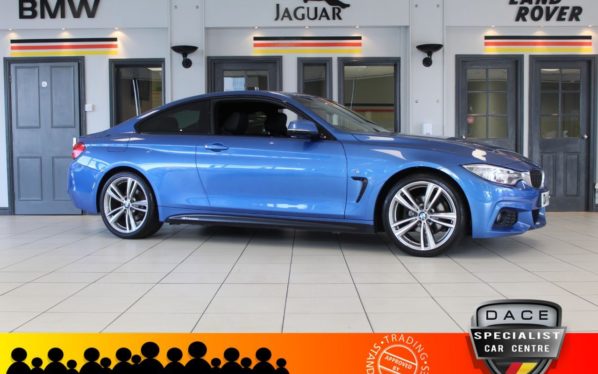 Used 2014 BLUE BMW 4 SERIES Coupe 2.0 420D M SPORT 2d AUTO 181 BHP (reg. 2014-05-30) for sale in Hazel Grove