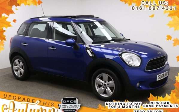 Used 2014 BLUE MINI COUNTRYMAN Hatchback 1.6 COOPER D 5d 112 BHP (reg. 2014-09-22) for sale in Manchester