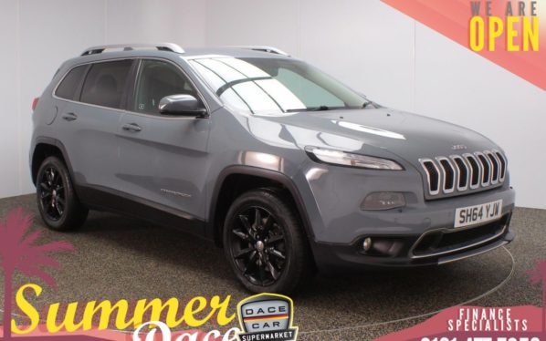 Used 2014 GREY JEEP CHEROKEE 4x4 2.0 M-JET LIMITED 5DR AUTO 168 BHP (reg. 2014-10-31) for sale in Stockport