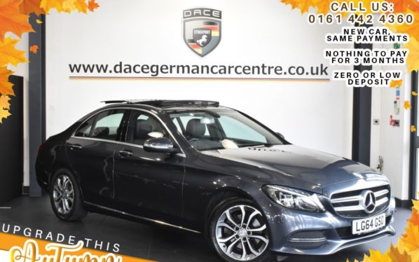Used 2014 GREY MERCEDES-BENZ C-CLASS Saloon 2.1 C220 BLUETEC SPORT PREMIUM 4DR AUTO 170 BHP (reg. 2014-09-30) for sale in Bolton