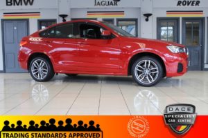 Used 2014 RED BMW X4 Coupe 2.0 XDRIVE20D M SPORT 4DR 188 BHP (reg. 2014-07-21) for sale in Hazel Grove