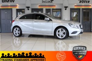Used 2014 SILVER MERCEDES-BENZ A-CLASS Hatchback 1.6 A180 BLUEEFFICIENCY SPORT 5d 122 BHP (reg. 2014-10-18) for sale in Hazel Grove