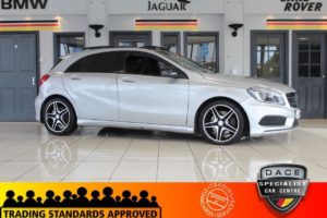 Used 2014 SILVER MERCEDES-BENZ A-CLASS Hatchback 2.1 A220 CDI BLUEEFFICIENCY AMG SPORT 5d AUTO 170 BHP (reg. 2014-06-26) for sale in Hazel Grove