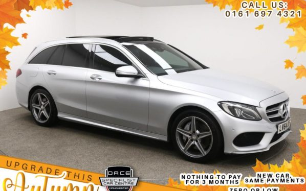 Used 2014 SILVER MERCEDES-BENZ C-CLASS Estate 2.1 C250 BLUETEC AMG LINE PREMIUM PLUS 5d AUTO 204 BHP (reg. 2014-10-17) for sale in Manchester