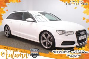 Used 2014 WHITE AUDI A6 AVANT Estate 2.0 AVANT TDI ULTRA BLACK EDITION 5d AUTO 188 BHP (reg. 2014-12-04) for sale in Stockport