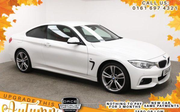 Used 2014 WHITE BMW 4 SERIES Coupe 2.0 420D XDRIVE M SPORT 2d AUTO 181 BHP (reg. 2014-09-25) for sale in Manchester