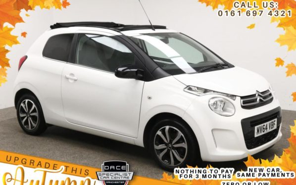 Used 2014 WHITE CITROEN C1 Hatchback 1.0 AIRDREAM AIRSCAPE FLAIR 3d 68 BHP (reg. 2014-09-22) for sale in Manchester