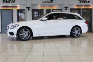 Used_2014_WHITE_MERCEDES-BENZ_C-CLASS_2