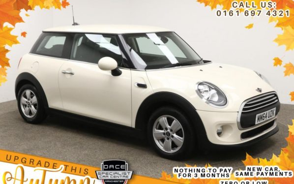 Used 2014 WHITE MINI HATCH ONE Hatchback 1.2 ONE 3d 101 BHP (reg. 2014-12-30) for sale in Manchester