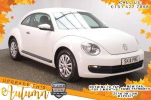 Used 2014 WHITE VOLKSWAGEN BEETLE Hatchback 1.2 TSI 3DR 103 BHP FREE 1 YEAR WARRANTY (reg. 2014-03-13) for sale in Stockport