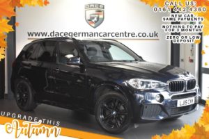 Used 2015 BLACK BMW X5 Estate 2.0 XDRIVE25D M SPORT 5DR AUTO 215 BHP (reg. 2015-03-16) for sale in Bolton