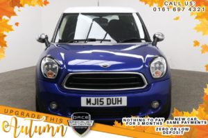 Used 2015 BLUE MINI PACEMAN Coupe 2.0 COOPER D 3d AUTO 112 BHP (reg. 2015-04-24) for sale in Manchester