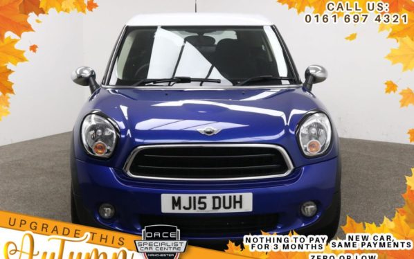 Used 2015 BLUE MINI PACEMAN Coupe 2.0 COOPER D 3d AUTO 112 BHP (reg. 2015-04-24) for sale in Manchester