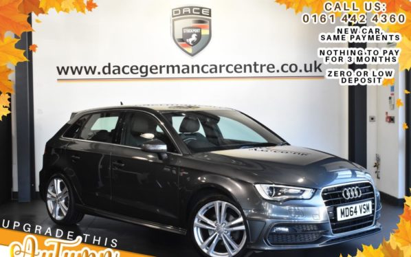 Used 2015 GREY AUDI A3 Hatchback 1.4 TFSI S LINE 5DR 148 BHP (reg. 2015-01-30) for sale in Bolton